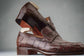 Brown Braided Leather Special Edition Midara Loafers - Loafers Shoes
