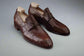 Brown Braided Leather Special Edition Midara Loafers - Loafers Shoes