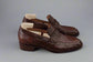 Brown Braided Leather Special Edition Midara Loafers - Loafers Shoes
