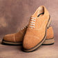 Brown Italian Suede Leather Formal Shoes With Sneaker Sole - Formal Shoes