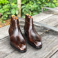 Brown Leather Alvor Slip On Jodhpur Boots - Boots