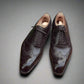 Brown Leather Brogue Wingtip Oxford Lace Up Formal Shoes - Formal Shoes