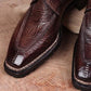 Brown Leather Centurion Derby boots - Boots