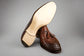 Brown Leather Emeric Braided Slip On Round Toe Loafers Shoes - Loafers Shoes