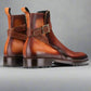 Brown Leather Kardzhali Jodhpur Boots - Boots