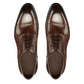 Brown Leather Woodford Balmoral Toe Cap Oxfords - Formal Shoes