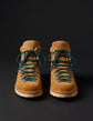 Brown Suede Leather Reemes Chunky Hiking Combat Lace Up Derby Boots - Boots