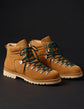 Brown Suede Leather Reemes Chunky Hiking Combat Lace Up Derby Boots - Boots