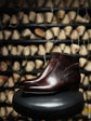 Burgundy Brown Leather Alvor Slip On Jodhpur Boots - Boots