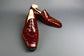 Burgundy Croc Leather Boana Slip On  Loafers - Loafers Shoes