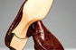 Burgundy Croc Leather Boana Slip On  Loafers - Loafers Shoes