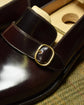 Burgundy Italian Leather  Monkstrap Loafers Shoes - Formal shoes - Monk Shoes