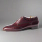 Burgundy Leather Wingtip Oxfords Lace Up Formals - Formal Shoes