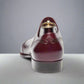 Burgundy Leather Wingtip Oxfords Lace Up Formals - Formal Shoes