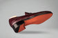 Burnish Brown Burgundy Braided Leather Special Edition Midara Loafers - Loafers Shoes