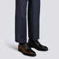 Burnish Dark Brown Leather Woodford Balmoral Toe Cap Oxfords - Formal Shoes