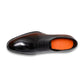 Burnish Dark Brown Leather Woodford Balmoral Toe Cap Oxfords - Formal Shoes