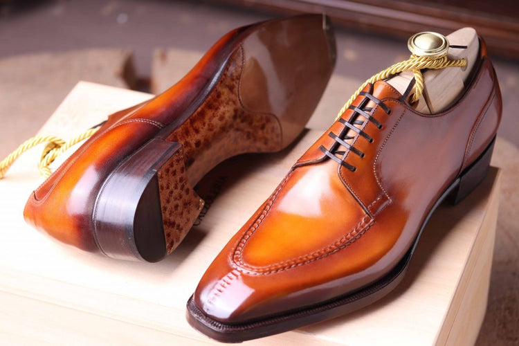 Centurion Apron Front Split-Toe Apron Front Derby Formal Shoes