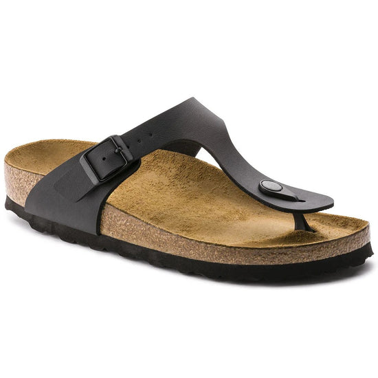 Classic Black Leather Ease Comfort Slippers - Slippers