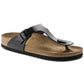 Classic Black Patent Leather Ease Comfort Slippers - Slippers