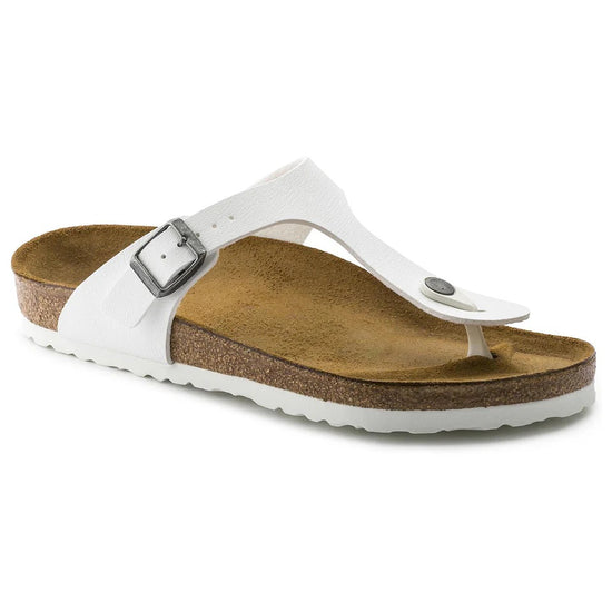 Classic White Leather Ease Comfort Slippers - Slippers