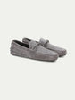 Grey Suede Ophelia Driving Loafers - Loafers