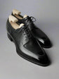 Italian Black Leather Laura Brogue Derby Oxfords - Formal Shoes