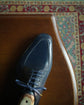 Italian Blue Leather Laura Brogue Derby Oxfords - Formal Shoes