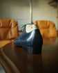 Italian Blue Leather Laura Brogue Derby Oxfords - Formal Shoes