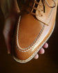 Italian Tan Leather Laura Brogue Derby Oxfords - Formal Shoes