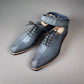 Luxury Edition - Authentic Real Stingray Skin Men's Luxury Black Party Dress Shoes Genuine Exotic Leather Handmade Male Lace-up GOODYEAR Oxfords - Formal Shoes