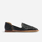 Black Braided Leather Sandal Loafers - Loafers Shoes