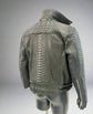 Man's King Python Leather Biker Jacket, Dragon Snakeskin Motorcycle Jacket, Python Leather Biker Jacket For Man - Leather Jackets