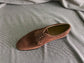 Men's All Brown Suede Leather Wingtips Shoes - Formal Shoes