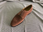 Men's All Brown Suede Leather Wingtips Shoes - Formal Shoes