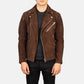 Armand Suede Leather Biker Jacket