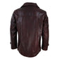 Men's Jacket  Real Leather Classic Coat Retro Vintage Design - Leather Jackets