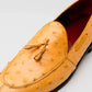 Men's Shoes Exotic Ostrich Tassels Loafers - Loafers Shoes