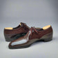 Men’s Two Tone Brown Leather & Brown Suede Leather Lace Up Fine Shoes - Formal Shoes