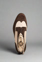Men’s Wingtips in Brown and Beige Lux Suede - Formal shoes