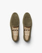 Moss Green Suede Libraria Loafers - Loafers shoes