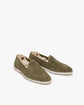 Moss Green Suede Libraria Loafers - Loafers shoes