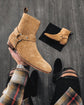 Tan Suede Xendara Harness Chelsea Boots - Boots