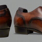 Parisian Dark Brown Toe Cap Oxfords - Formal Shoes