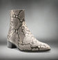 SNACK PRINT LEATHER SLIP ON CHELSEA BOOTS WITH ZIPPER - CHELSEA BOOTS