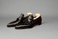 Sardoal Emerald Black Croc Leather Loafer Slip On Tassel Loafers - Loafers Shoes