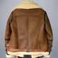 Tan Sheepskin Leather Jacket "DISAPPEARED"