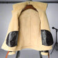 Tan Sheepskin Leather Jacket "DISAPPEARED"