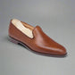 Tan Braided Leather Forst Loafers - Loafers Shoes