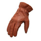 Tan Brown Leather Gloves - Leather Gloves